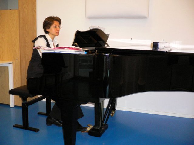 Conservatory in Amstrerdam, rehearsal, 2009
