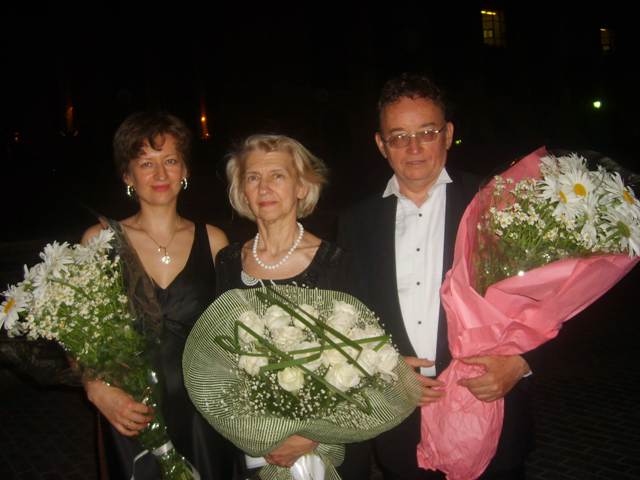 My parents- pianist and ticher Natalya Gienko and Conductor Victor Medyulyanov